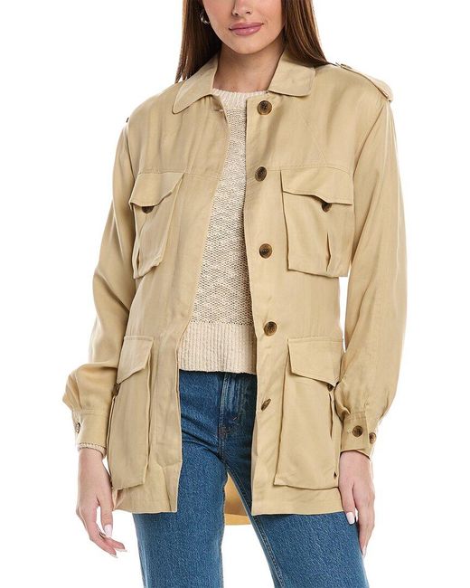 Reiss Natural Joanie Utility Jacket