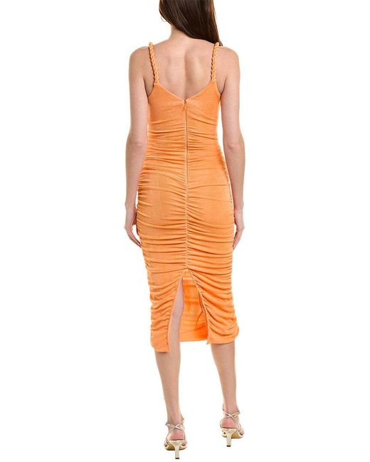 Likely Orange Regan Midi Dress