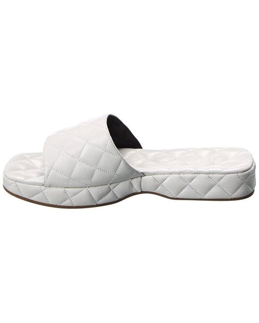 By Far White Lilo Leather Sandal