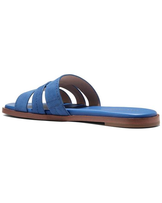Cole Haan Blue Flynn Suede Sandal
