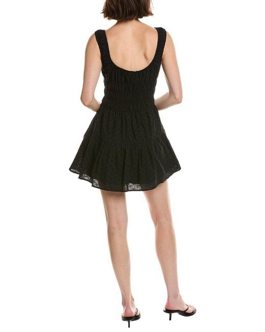 Nia Black Salt Mini Dress