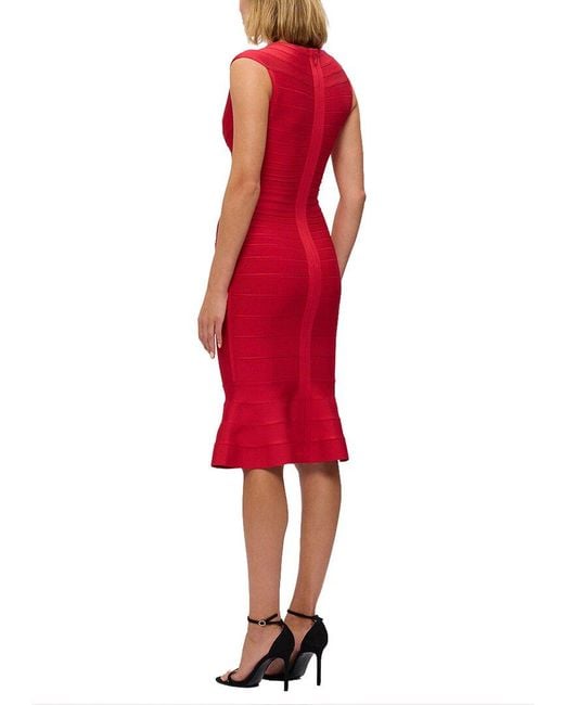 Hervé Léger Red The Sophie Dress