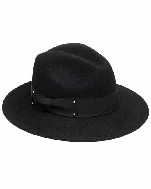 Eugenia Kim Black Bianca Wool Hat