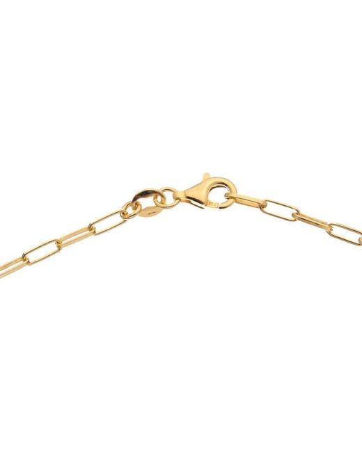 Meshmerise Metallic 18K Over 0.12 Ct. Tw. Diamond Necklace