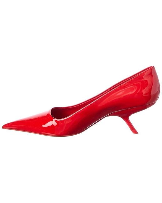 Ferragamo Red 64 Patent Pump
