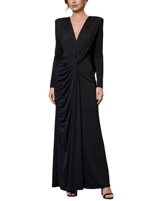 Adele Berto Black Maxi Dress