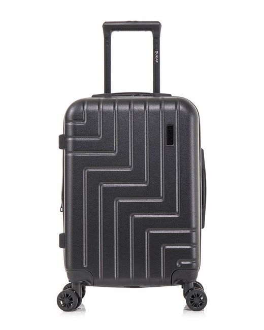 DUKAP Gray Zahav Lightweight Expandable Hardside Spinner Luggage 20"