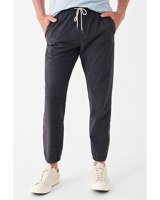 Faherty Brand Blue All Day Jogger Pant for men