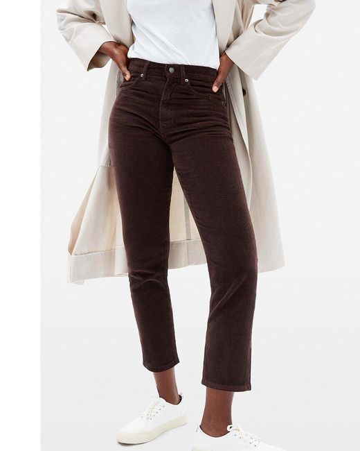 Everlane Multicolor The Cheeky Straight Corduroy Pant