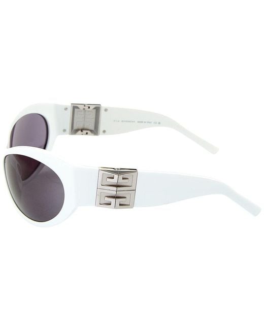 Givenchy White Gv40073I 63Mm Sunglasses