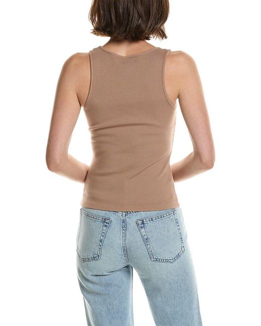 L'Agence Blue Adira Tank Top