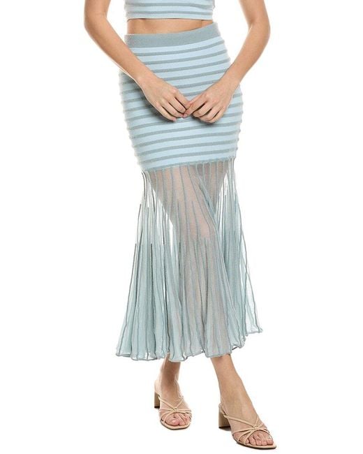 Alexis Blue Franki Midi Skirt