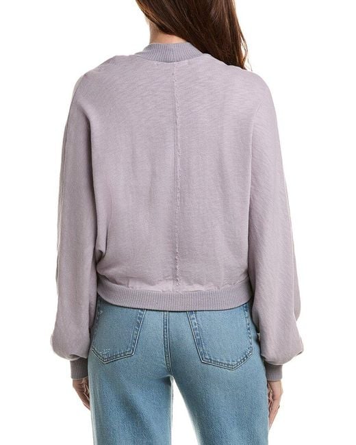 Project Social T Gray Leyenda Seamed Shrug Cardigan