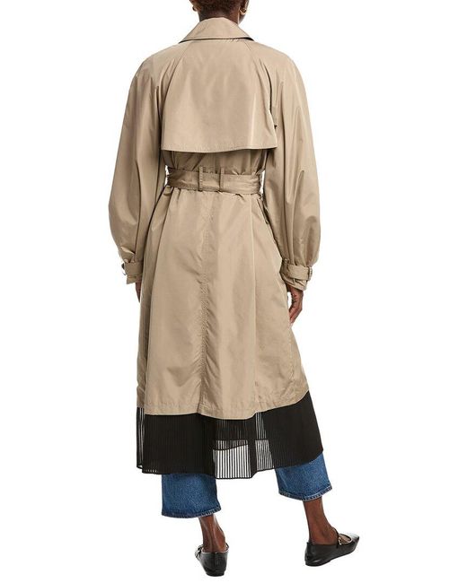 Maje Natural Trench Coat