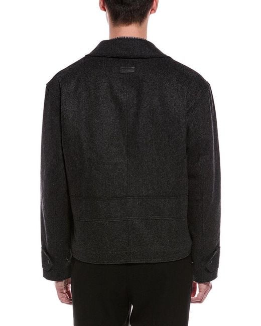 Rag & Bone Black Eddy Wool-Blend Jacket for men