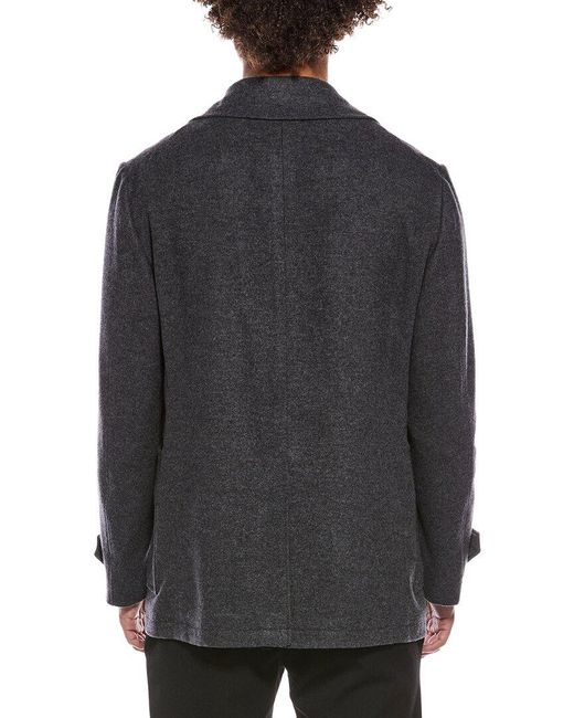 Canali Gray Wool & Cashmere-Blend Blazer for men