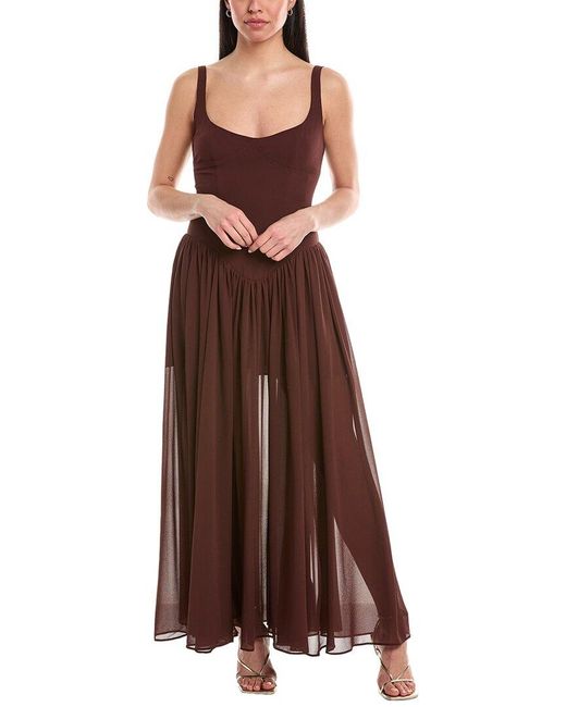 Bardot Brown Briann Maxi Dress