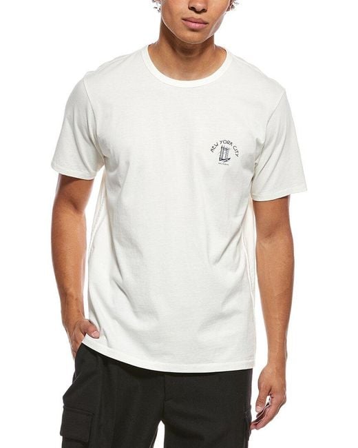 Rag & Bone White Jamey Bridge T-Shirt for men