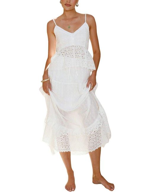 ENJOY PETRA White 2Pc Top & Skirt Set