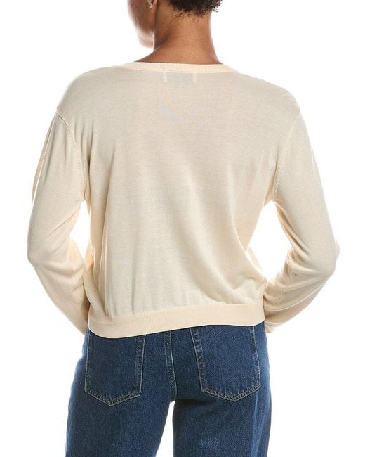 Officine Generale Blue Moane Silk-Blend Cardigan