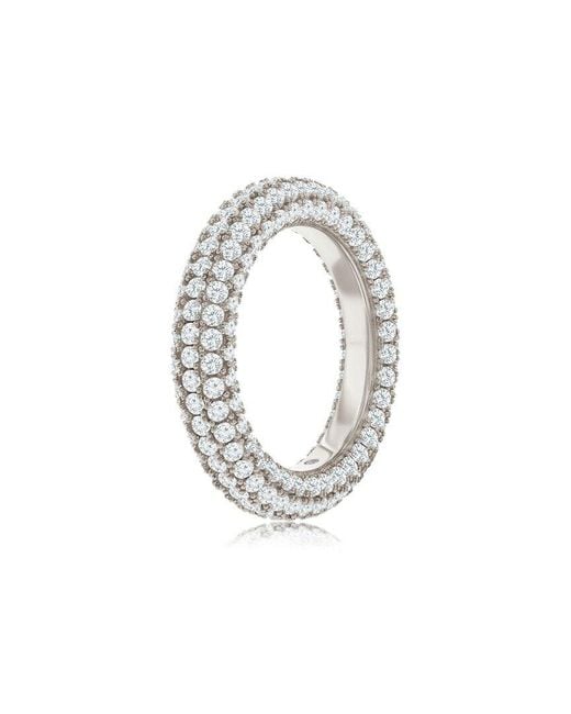 Suzy Levian CZ Jewelry White Suzy Levian Cz Eternity Ring