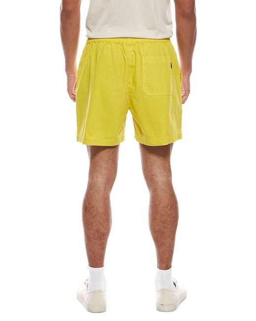 Rowing Blazers Yellow Canvas Draw Short for men