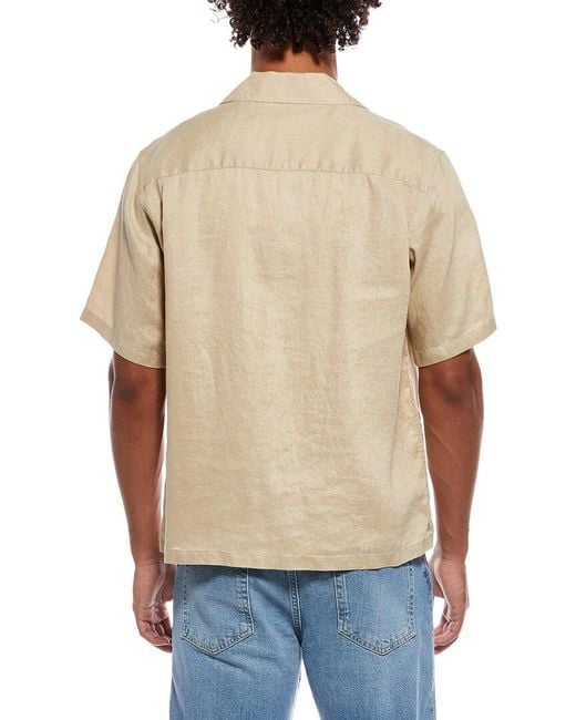 Theory Natural Noll Linen Shirt for men
