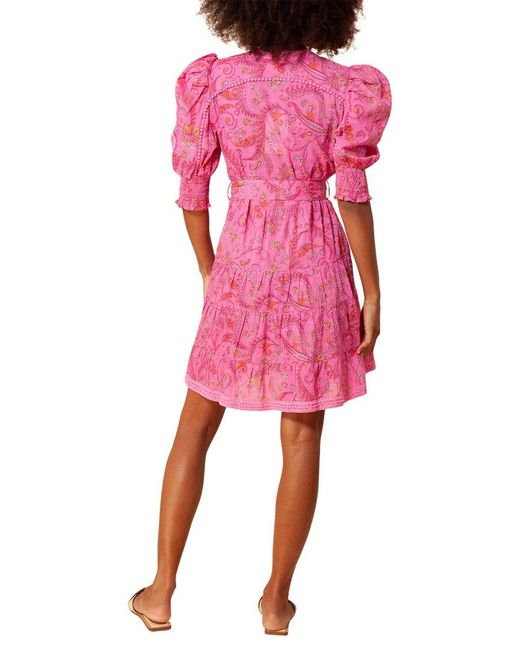 Hale Bob Pink Mini Dress