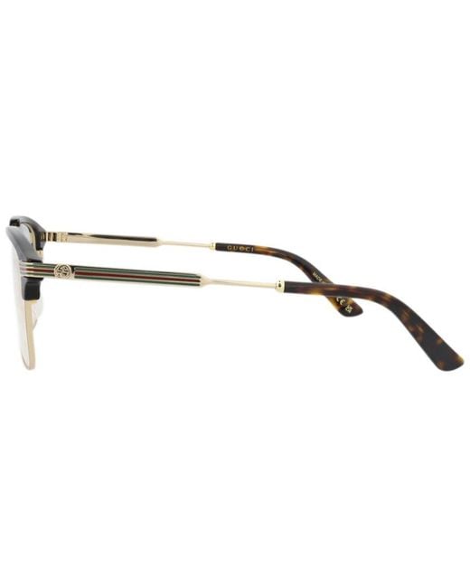 Gucci Metallic 54mm Optical Frames