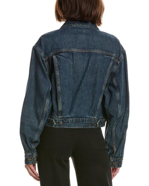 FRAME Blue Frame The Curve Jacket