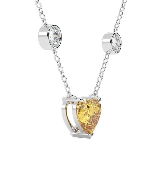 VOWE Metallic 14K 3.50 Ct. Tw. Lab-Grown Diamond Necklace