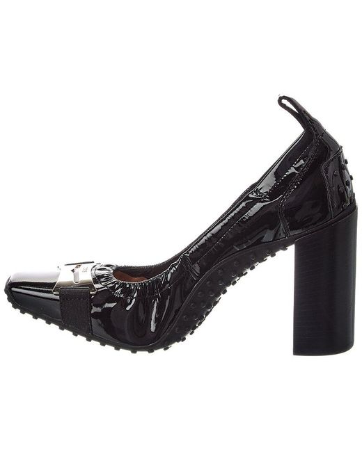 Tod's Black Patent Pump