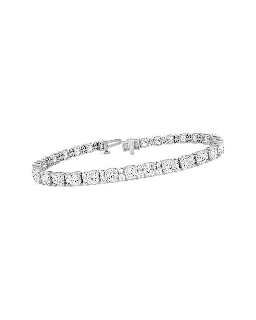 Lab Grown Diamonds White 14K 11.22 Ct. Tw. Lab-Grown Diamond Tennis Bracelet