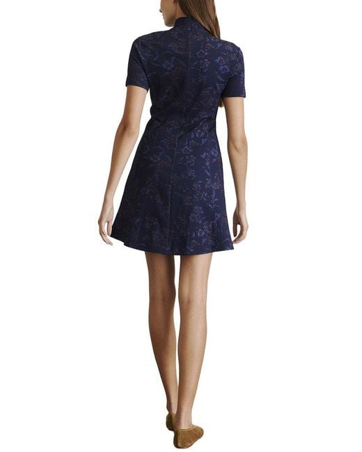 Tanya Taylor Blue Short Thea Dress