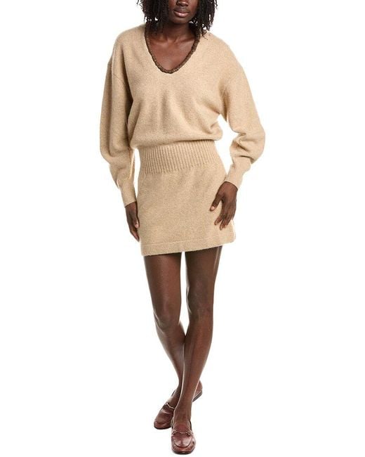 Alexis Natural Colby Wool & Cashmere-Blend Sweaterdress
