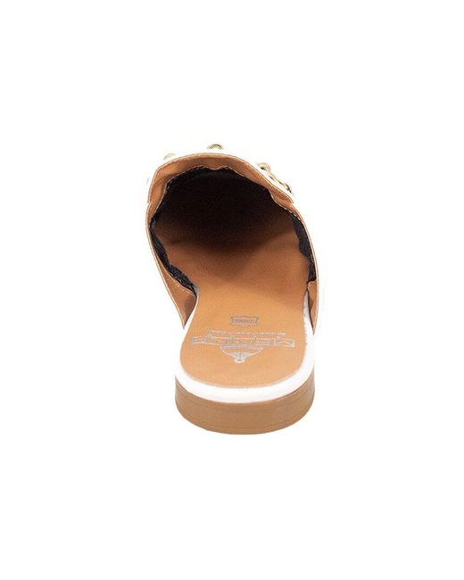 Menina Step White Toledo Mule