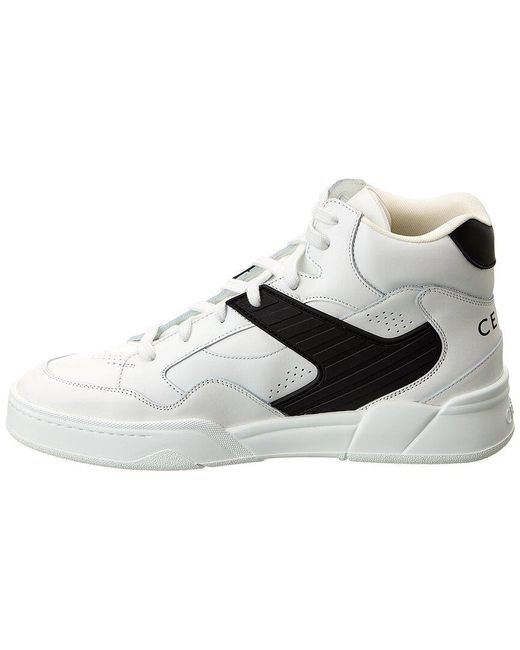 Céline White Ct-06 Leather High-top Sneaker for men