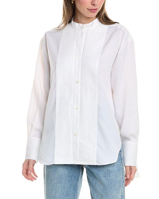 AllSaints White Mae Shirt