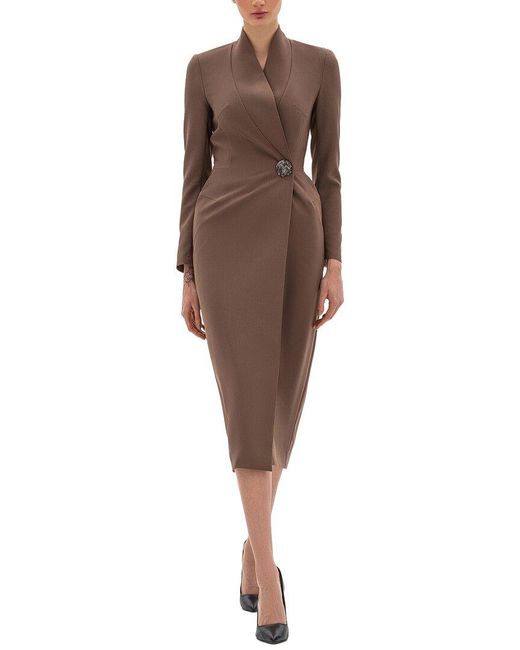 BGL Brown Midi Dress