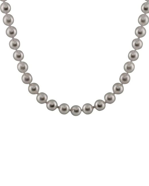 Masako Pearls Metallic 14k 8-8.5mm Akoya Pearl Necklace