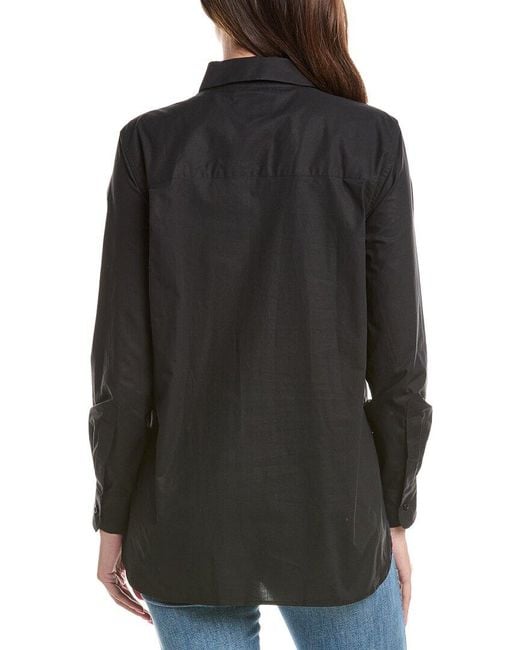 Officine Generale Black Officine Generale Milana Shirt