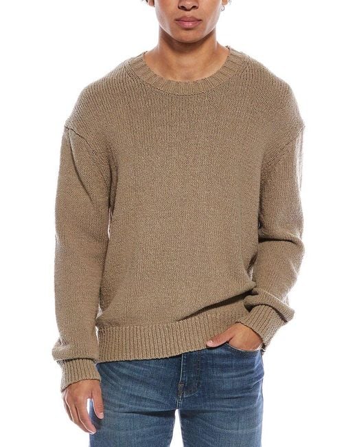 FRAME Natural Crewneck Sweater for men