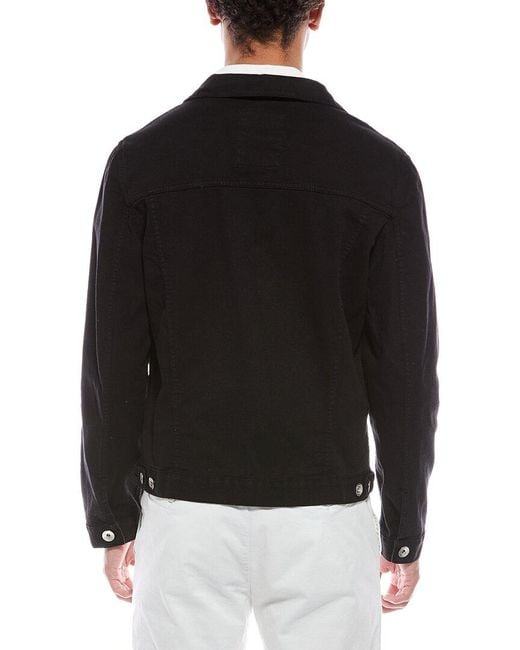 Brunello Cucinelli Black Denim Jacket for men