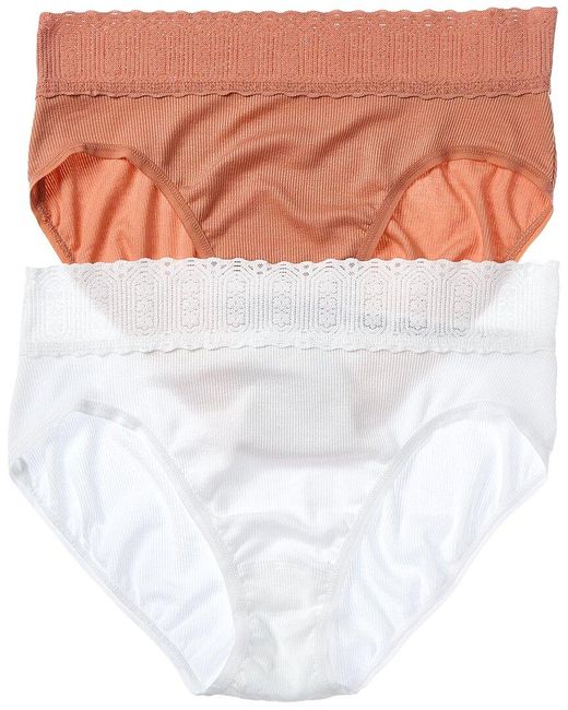 Hanky Panky White 2pk Eco Rx French Brief
