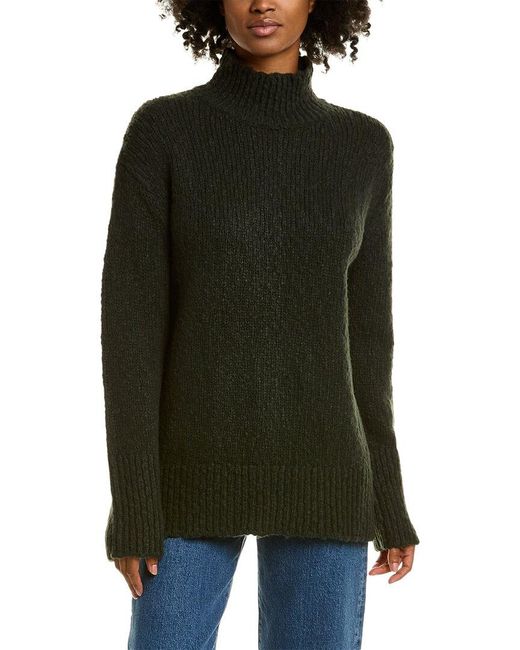 Vince Green Wool, Cashmere, & Silk-blend Sweater
