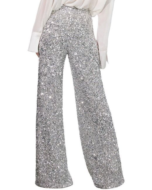 Alice + Olivia Gray Alice + Olivia Mame Pant