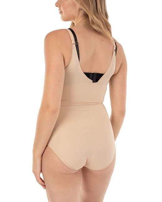 Body Beautiful Black Wear Your Own Bra Bodysuit Shaper