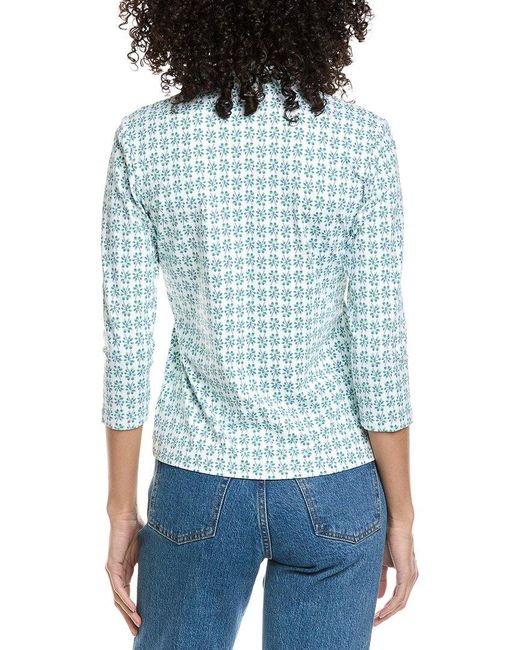 J.McLaughlin Blue Durham Knit Top