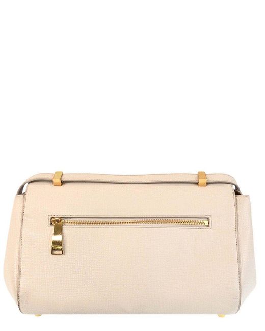 Bottega Veneta Natural Leather Angle Paramerato Shoulder Bag (authentic Pre-loved)