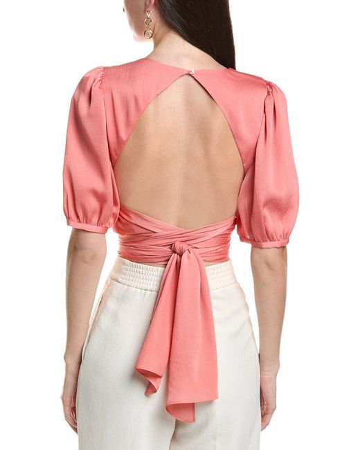 Ba&sh Red Wanto Top